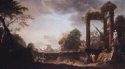 Marco Ricci Classical capriccio of Rome oil painting on canvas
